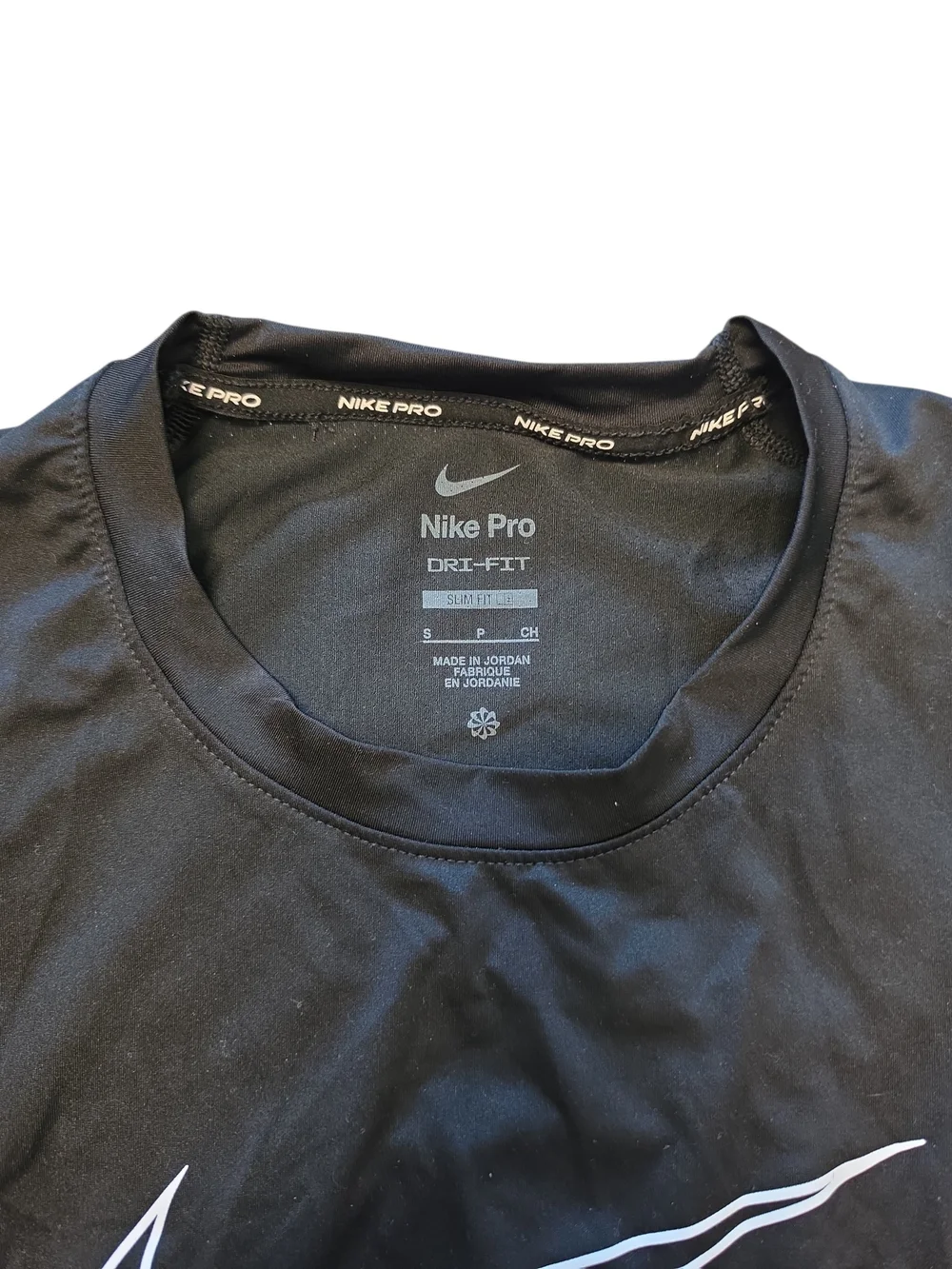 Nike Men’s Black Tank Top with White Swoosh